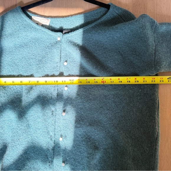 Sezane Teal Gaspard Cardigan - Picture 13 of 13